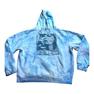 Taylor Swift Midnights Blue Tie Dye Hoodie Sz L